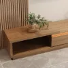 Quoint 180 - 255 cm Extendable TV Unit with 3 Drawers & Light – AUD-H1585