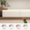 Quoint 180 - 255 cm Extendable TV Unit with 3 Drawers & Light – AUD-H1587
