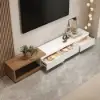 Quoint 180 - 255 cm Extendable TV Unit with 3 Drawers & Light – AUD-H1587