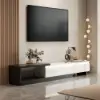 Quoint 180 - 255 cm Extendable TV Unit with 3 Drawers & Light – AUD-H1588