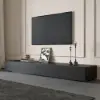 220 cm Modern Sintered Stone TV Unit with 4 Drawers