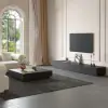 220 cm Modern Sintered Stone TV Unit with 4 Drawers
