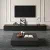 220 cm Modern Sintered Stone TV Unit with 4 Drawers