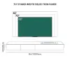 220 cm Modern Sintered Stone TV Unit with 4 Drawers
