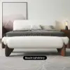 Picture of Curva Boucle Upholstered Bedroom Bench – 183cm