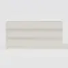 Humply 150 cm White Leather 9-Drawer Dresser