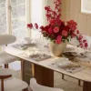 180 cm Faux Travertine Oval Dining Table with Fluted Base & Storage