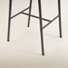 Picture of 2 Pieces Outdoor Chair Patio Woven Rope & Aluminium 965 mm Bar Stools Set with Swivel Base