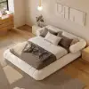 Picture of Queen Size Boucle Upholstered Cloud Floor Bed Frame – AUD-H1639