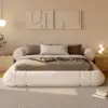 Picture of Queen Size Boucle Upholstered Cloud Floor Bed Frame – AUD-H1639
