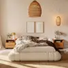 Picture of Queen Size Boucle Upholstered Cloud Floor Bed Frame – AUD-H1639