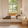 Picture of Queen Size Boucle Upholstered Cloud Floor Bed Frame – AUD-H1639