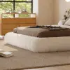 Picture of Queen Size Boucle Upholstered Cloud Floor Bed Frame – AUD-H1639