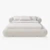 Picture of Queen Size Boucle Upholstered Cloud Floor Bed Frame – AUD-H1639