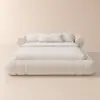 Picture of Queen Size Boucle Upholstered Cloud Floor Bed Frame – AUD-H1639