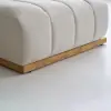 Resaro Outdoor 4-Piece Teak Modular Sectional Set for 5 in White (160")