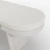 Fluve 1600mm White Dining Bench with Boucle Removable Cushion