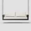Tevara Outdoor Hanging Daybed in Beige Aluminium with Cushion