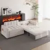 Futon Sofa Bed with USB