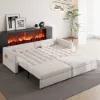 Futon Sofa Bed with USB