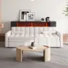 Futon Sofa Bed with USB