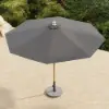 Tevara 300 cm Outdoor Garden Umbrella with Marble Stand
