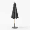 Tevara 300 cm Outdoor Garden Umbrella with Marble Stand