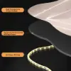 1000mm Horizontal Silent Wall Clock Light Modern Geometric Decor Art Living Room