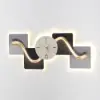 1000mm Horizontal Silent Wall Clock Light Modern Geometric Decor Art Living Room