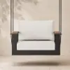Tevara Outdoor Swing Sofa in Matte Grey Aluminium with Cushion