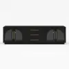 Arune 183cm Arched Glass Doors TV Unit with Storage and LED
