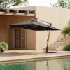 Tevara 300 cm Offset Cantilever Patio Umbrella in Gray