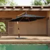 Tevara 300 cm Offset Cantilever Patio Umbrella in Gray