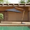 Tevara 300 cm Offset Cantilever Patio Umbrella in Gray