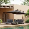 Tevara 300 cm Offset Cantilever Patio Umbrella in Gray