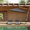 Tevara 300 cm Offset Cantilever Patio Umbrella in Gray