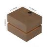 Lumio Walnut 2-Drawer Floating LED Bedside Table with Charging Station
