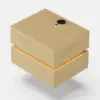 Lumio Natural 2-Drawer Floating LED Besidetable with Charging Station, Set of 2