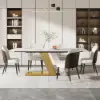 Silexa 1600 mm - 2007 mm Modern Extendable Sintered Stone Dining Table Seats 4-6 People