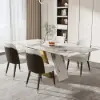 Silexa 1600 mm - 2007 mm Modern Extendable Sintered Stone Dining Table Seats 4-6 People