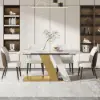 Silexa 1600 mm - 2007 mm Modern Extendable Sintered Stone Dining Table Seats 4-6 People
