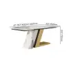Silexa 1600 mm - 2007 mm Modern Extendable Sintered Stone Dining Table Seats 4-6 People