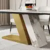 Silexa 1600 mm - 2007 mm Modern Extendable Sintered Stone Dining Table Seats 4-6 People