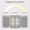 1500mm LED Lighted Medicine Cabinet Wooden Wall-mounted Bathroom Mirror with Doors