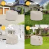 Picture of 600D Tough Canvas Waterproof Outdoor Patio Furniture Covers in Beige – 1