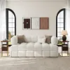 170 cm 2-Seater Boucle Convertible Sleeper Sofa – Queen Pull Out