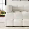 170 cm 2-Seater Boucle Convertible Sleeper Sofa – Queen Pull Out