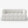 170 cm 2-Seater Boucle Convertible Sleeper Sofa – Queen Pull Out