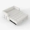 170 cm 2-Seater Boucle Convertible Sleeper Sofa – Queen Pull Out