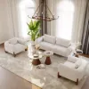 Sculra 711 mm Round Walnut Sintered Stone Top Coffee Table